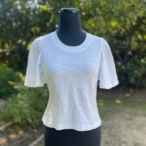 Pomander Place short flutter sleeve top - size XS - Picture 1 of 4